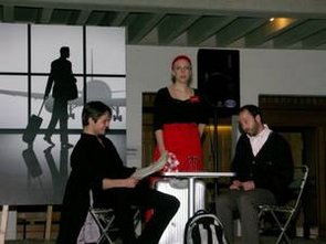 In Aktion: Anerkennungspreisträgerin Bühne Moosburg 